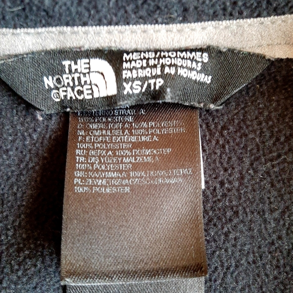 North Face Women's Fleece Jacket Black Gray Size XS - Picture 3 of 3